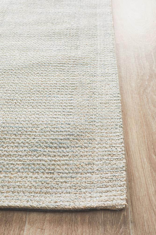 Allure Sky Cotton Rayon Rug - Click Rugs
