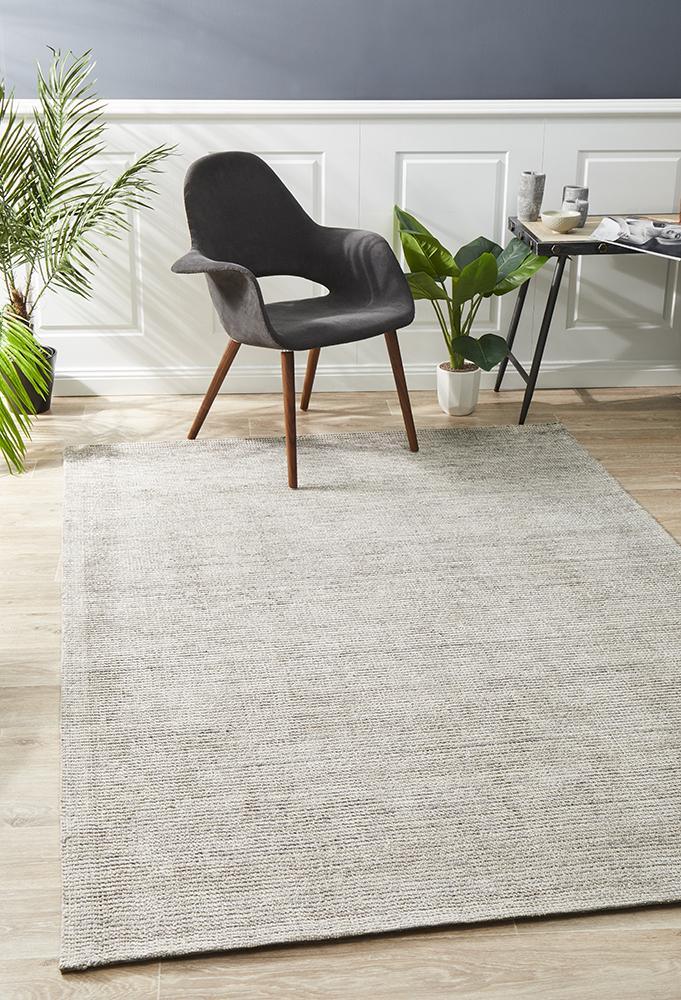 Allure Stone Cotton Rayon Rug - Click Rugs