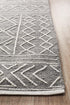 Arya Stitch Woven Rug Silver Grey - Click Rugs