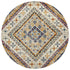 Babylon 203 White Round Rug - Click Rugs