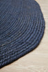 Bondi Navy Oval Rug - Click Rugs