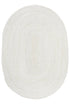 Bondi White Oval Rug - Click Rugs