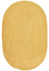 Bondi Yellow Oval Rug - Click Rugs