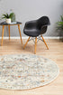 Century 911 Silver Round Rug - Click Rugs