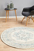 Century 922 White Round Rug - Click Rugs