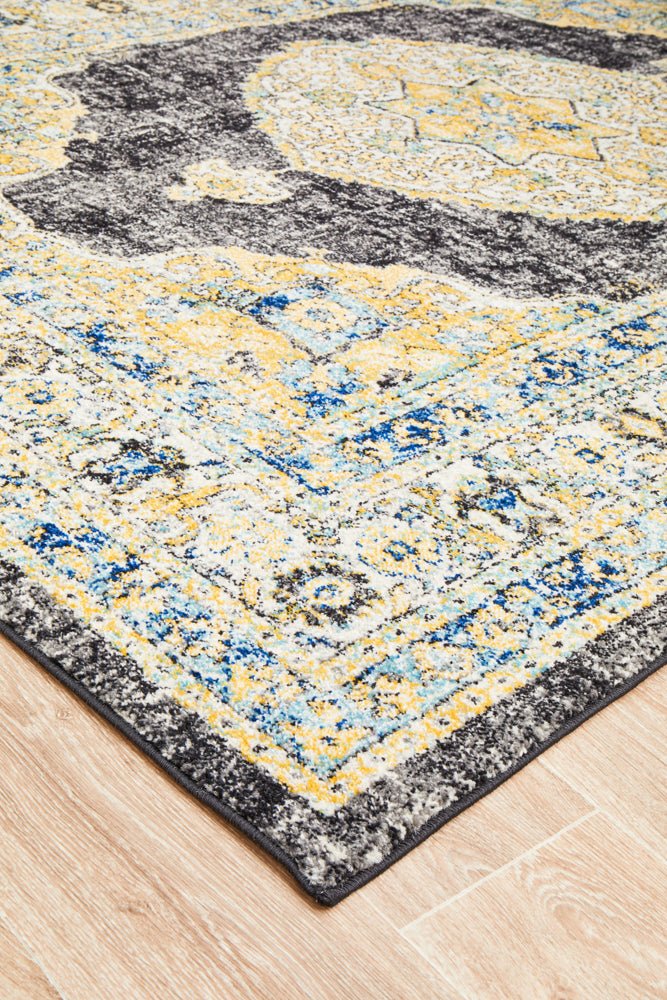 Century 955 Charcoal Rug - Click Rugs