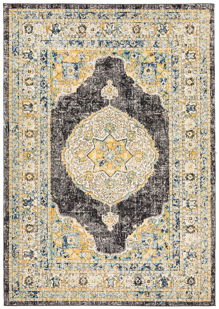 Century 955 Charcoal Rug - Click Rugs