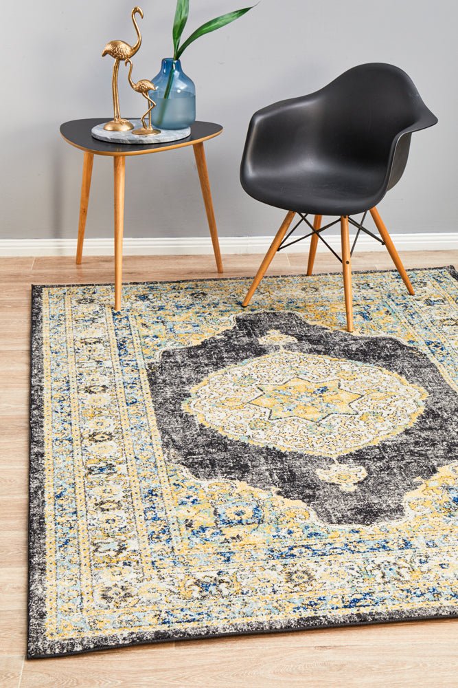 Century 955 Charcoal Rug - Click Rugs