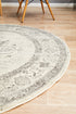 Century 977 Silver Round Rug - Click Rugs