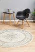 Century 977 Silver Round Rug - Click Rugs