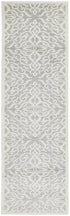 Chrome Lydia Silver Runner Rug - Click Rugs