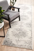 Chrome Rita Silver Runner Rug - Click Rugs