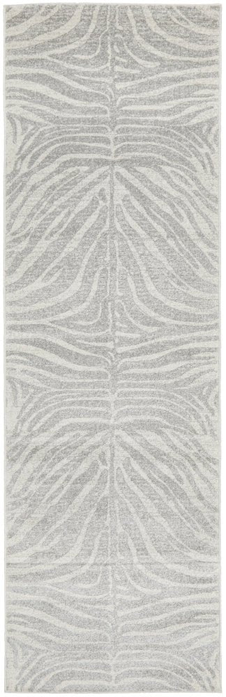 Chrome Savannah Silver Rug - Click Rugs