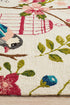 Copacabana Finch and Nest Exquisite Indoor Outdoor Rug Cream - Click Rugs