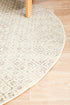 Evoke Diamond Grey Transitional Round Rug - Click Rugs