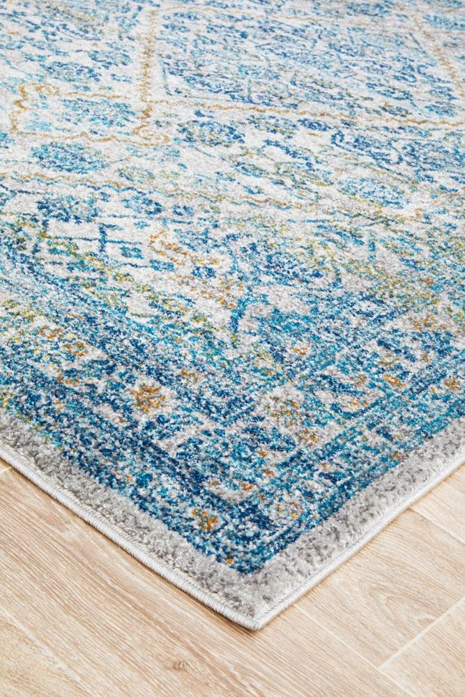 Evoke Duality Silver Transitional Rug - Click Rugs