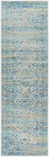 Evoke Duality Silver Transitional Runner Rug - Click Rugs