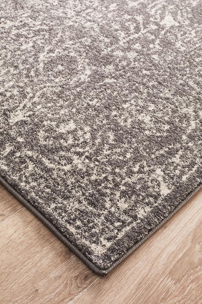 Evoke Homage Grey Transitional Rug - Click Rugs