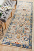 Evoke Peacock Ivory Transitional Runner Rug - Click Rugs