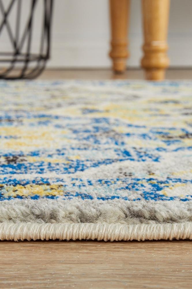 Evoke Poppy Multi Transitional Runner Rug - Click Rugs