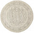 Evoke Silver Flower Transitional Round Rug - Click Rugs