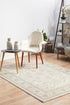 Evoke Winter White Transitional Rug - Click Rugs