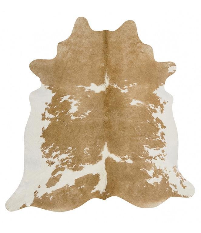 Exquisite Natural Cow Hide Beige White - Click Rugs
