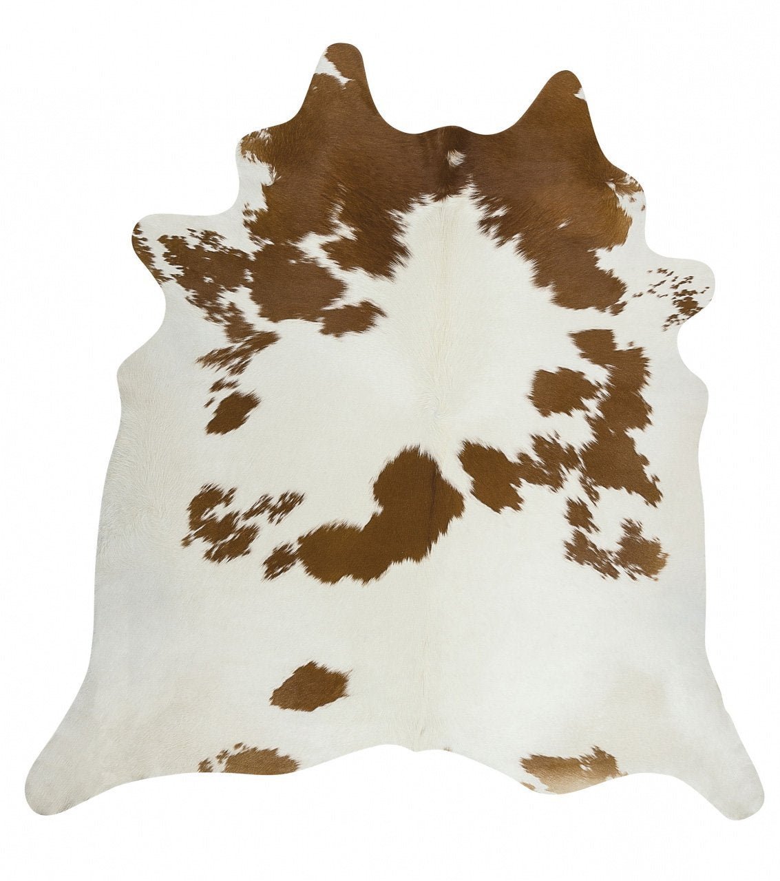 Exquisite Natural Cow Hide Brown White - Click Rugs