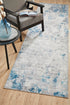 Illusions 132 Blue Runner Rug - Click Rugs