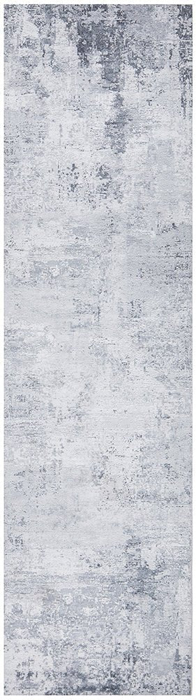 Illusions 156 Silver Runner Rug - Click Rugs