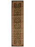 Istanbul Traditional Floral Pattern Runner Rug Green - Click Rugs