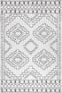 Kindred Leeroy White Washable Rug - Click Rugs