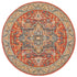 Legacy 850 Terracotta Round Rug - Click Rugs