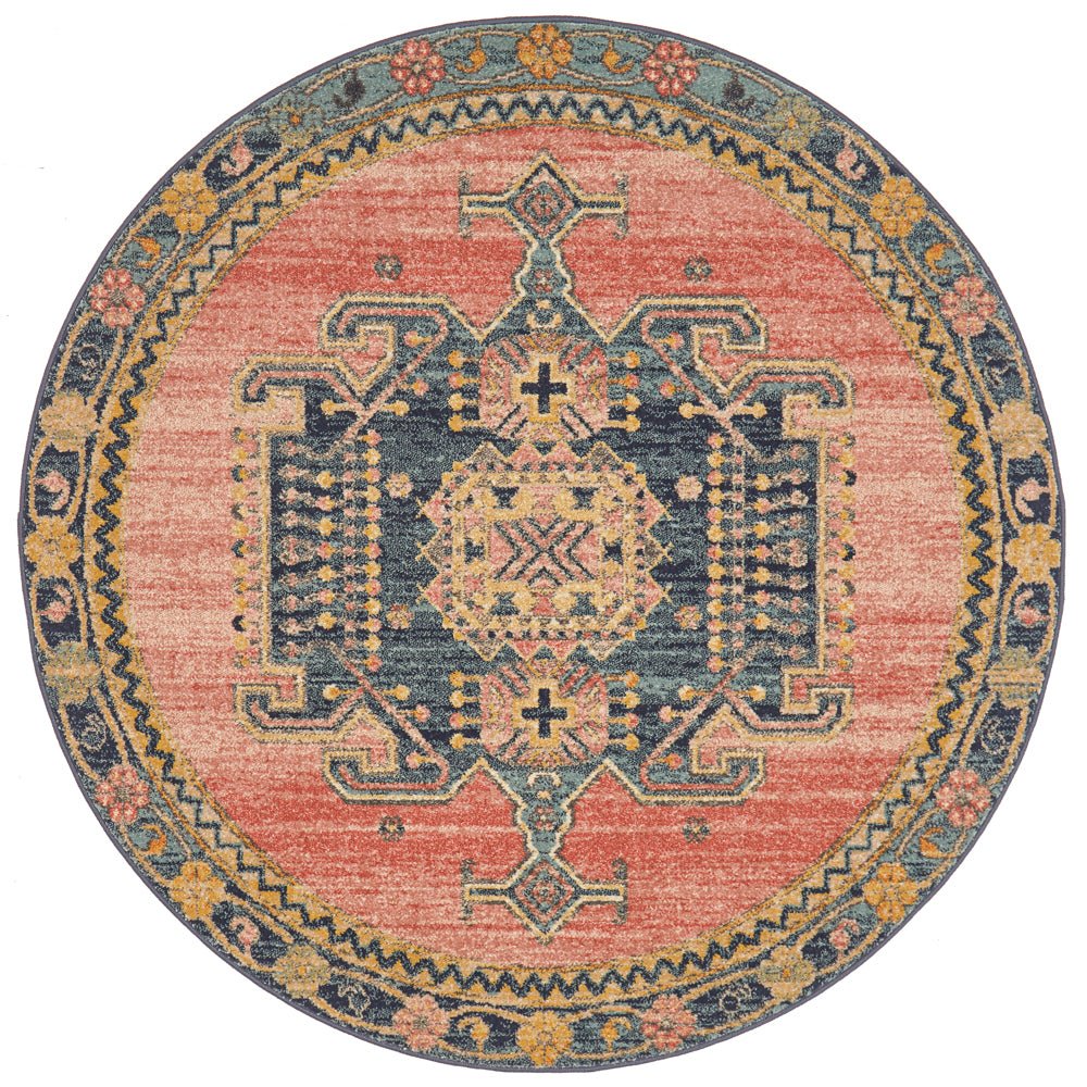 Legacy 852 Earth Round Rug - Click Rugs