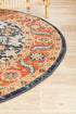 Legacy 860 Navy Round Rug - Click Rugs