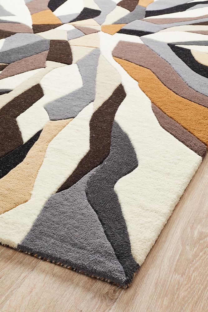 Matrix Pure Wool 903 Fossil Rug - Click Rugs