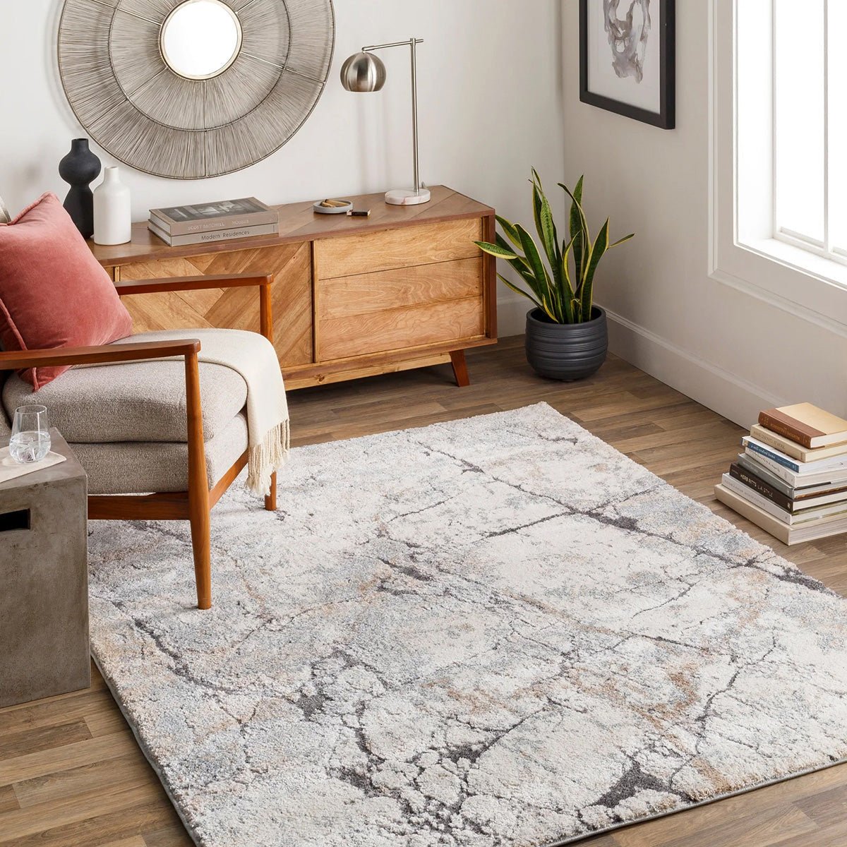 Mineral 444 Stone Rug - Click Rugs