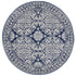 Mirage Gwyneth Stunning Transitional Navy Round Rug - Click Rugs
