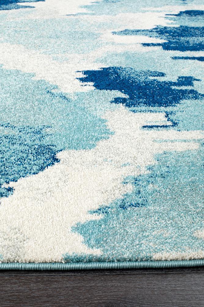 Mirage Lesley Whimsical Blue Rug - Click Rugs