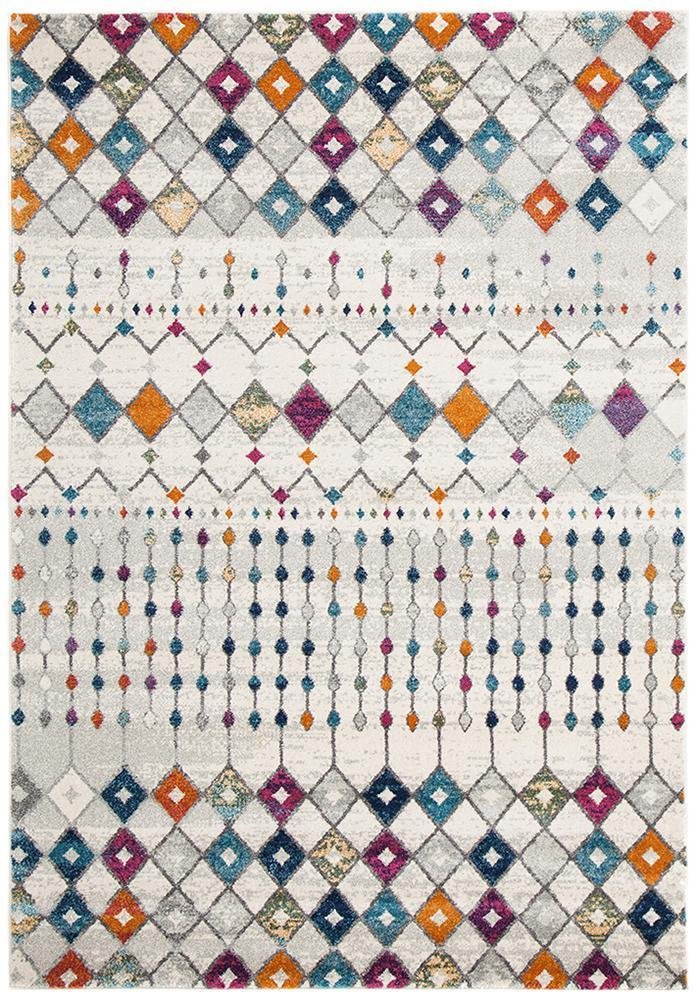 Mirage Peggy Tribal Morrocan Style Multi Rug - Click Rugs