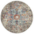 Museum Huxley Multi Coloured Round Rug - Click Rugs