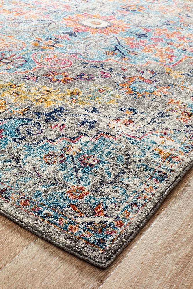 Museum Huxley Multi Coloured Rug - Click Rugs