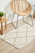 Noosa 222 White Runner Rug - Click Rugs