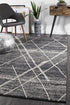 Oasis Noah Charcoal Contemporary Rug - Click Rugs