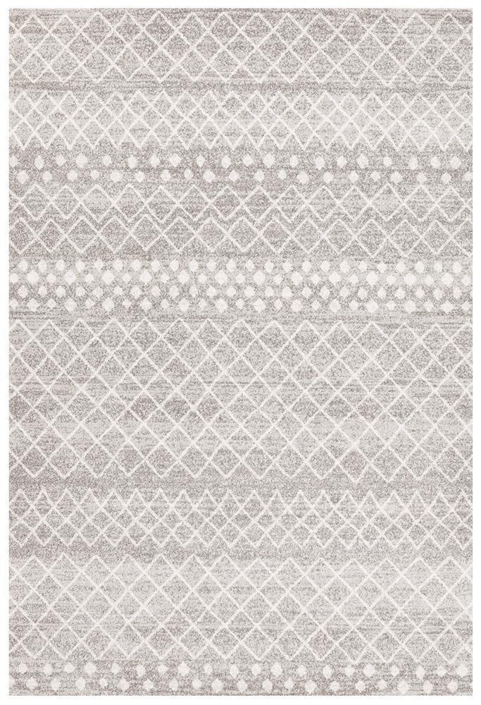 Oasis Selma Silver Tribal Rug - Click Rugs