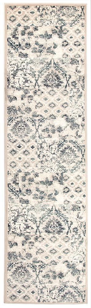 Oxford Mayfair Illusion Blue Rug - Click Rugs