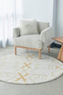 Paradise Cala Gold Round - Click Rugs