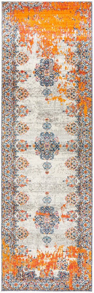 Radiance 555 Bone Runner Rug - Click Rugs