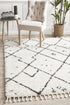 Saffron 44 White Rug - Click Rugs