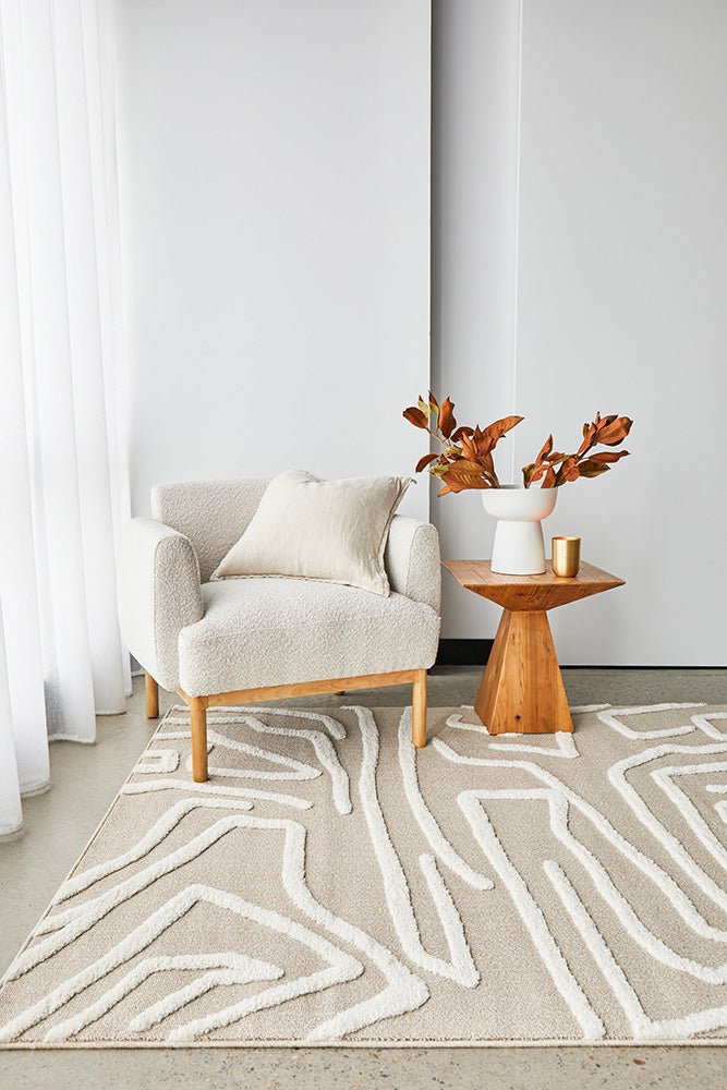 Serenade Kobi Natural Rug - Click Rugs